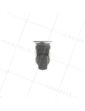 Rotante PIVOTANTE CON FRENO DE MUEBLES DE CAUCHO SUAVE DIÁMETRO 37MM `- S12LUX40AF