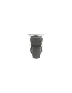 Rotante PIVOTANTE CON FRENO DE MUEBLES DE CAUCHO SUAVE DIÁMETRO 37MM `- S12LUX40AF