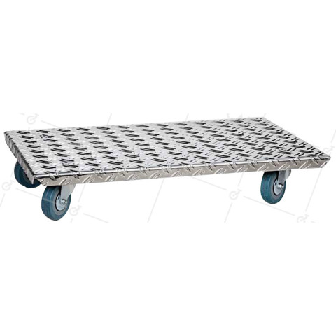 PLATAFORMA DE ALUMINIO A Rotantes PARA EXTERIOR 58x38 CM CARGA 180 KG • Caujolle