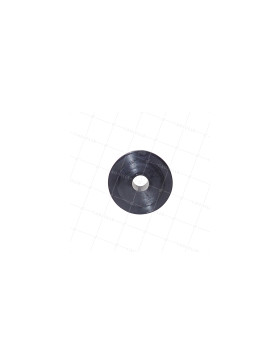 POLEA DE PLÁSTICO DE DIÁMETRO GRANDE 50 MM EJE 8 MM CARGA 60 KG PARA CABLE DE 12 MM