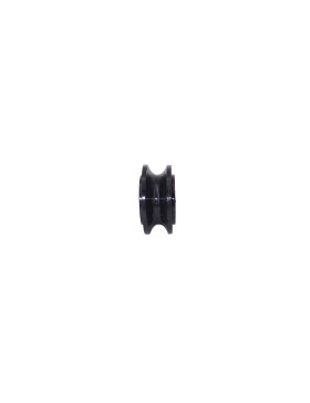 POLEA DE PLÁSTICO DE DIÁMETRO GRANDE 50 MM EJE 8 MM CARGA 60 KG PARA CABLE DE 12 MM