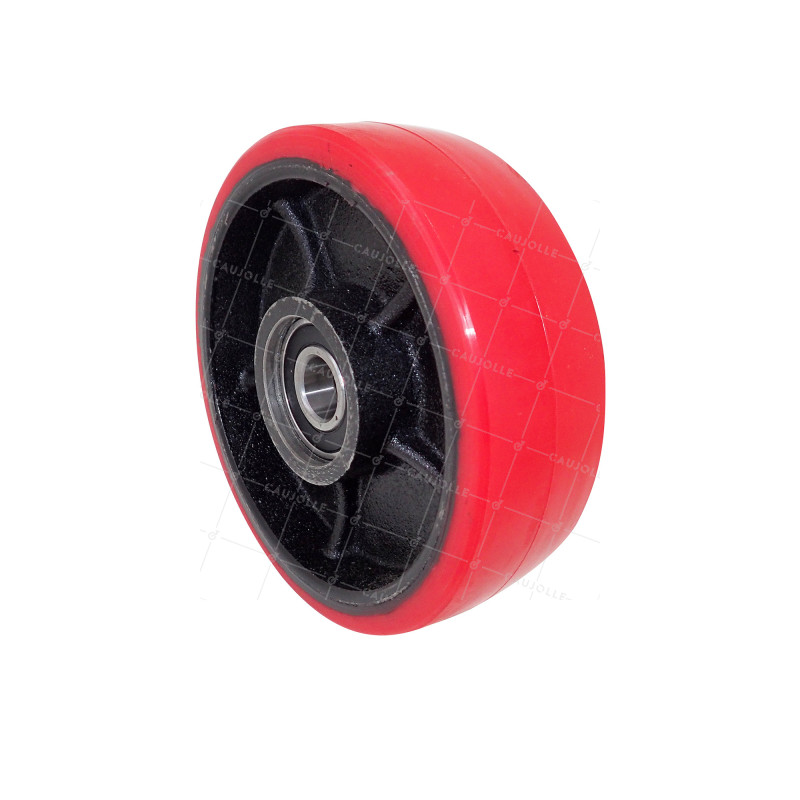Rueda PARA TRANSPALETA BAJA DIÁMETRO 160 MM CARGA 300 KG EJE 20MM BILLETES - Rueda TRANSPAL 160 SURB