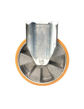 Rotante FIJA DE POLIURETANO REFORZADO CON LLANTA DE ALUMINIO DIÁMETRO 250 MM CARGA 1000KG - S79AR 250