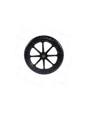 Rueda PARA Remolque DE BICICLETA 20" INDESTRUCTIBLE LLANTA DE PLÁSTICO DIÁMETRO 530MM EJE 15MM - S5000P INC