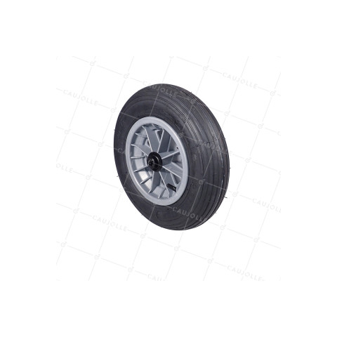 Rueda DE CARRETILLA INFLADA DIÁMETRO 360 MM CARGA 150 KG PARA EJE DE 14 MM - S1006P 3.50/8 L14-100 • Caujolle