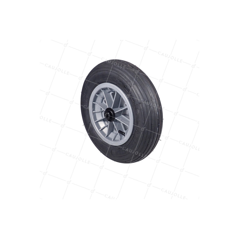 Rueda DE CARRETILLA INFLADA DIÁMETRO 360 MM CARGA 150 KG PARA EJE DE 14 MM - S1006P 3.50/8 L14-100