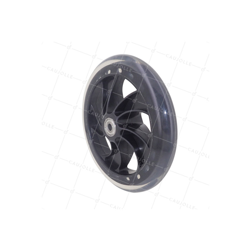 Rueda DE PATINETE DIÁMETRO 160 MM CARGA 80 KG EJE 8 MM - BLACK ROLLER 160