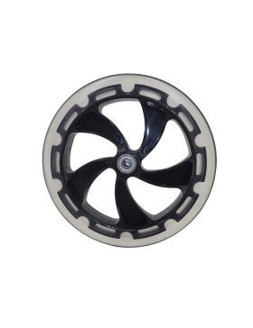Rueda DE TROTTINETTE DIÁMETRO 200 MM CARGA 80 KG EJE 8 MM - BLACK ROLLER 200