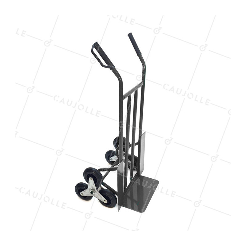 CARRETILLA PARA SUBIR ESCALERAS CON 3 RUEDAS CLÁSICAS, CARGA DE 200 KG