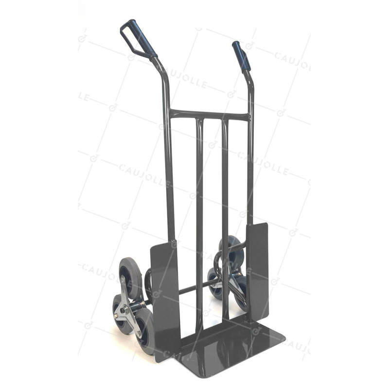 CARRETILLA PARA SUBIR ESCALERAS CON 3 RUEDAS QUE NO MANCHAN, CARGA DE 200 KG