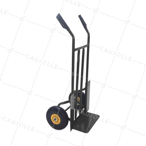 CARRETILLA CLÁSICA TODOTERRENO CON 2 RUEDAS IMPINCHABLES, CARGA DE 200 KG • Caujolle