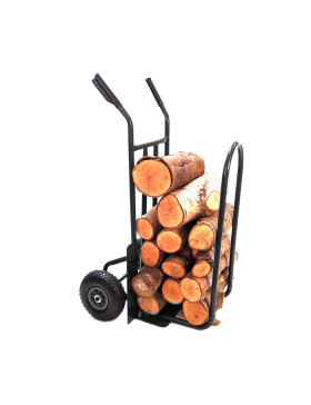 CARRO DE LEÑA CON 2 RUEDAS INFLADAS, CARGA DE 200 KG