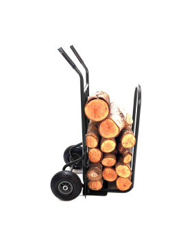 CARRO DE LEÑA CON 2 RUEDAS INFLADAS, CARGA DE 200 KG