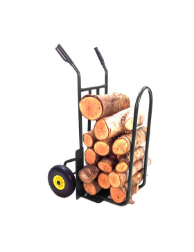 CARRO DE LEÑA CON 2 RUEDAS IMPINCHABLES, CARGA DE 150 KG