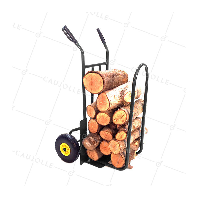 CARRO DE LEÑA CON 2 RUEDAS IMPINCHABLES, CARGA DE 150 KG