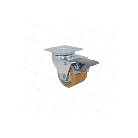 Rotante EXTRA-BBAJA CON FRENO CARGA FUERTE DIÁMETRO 50 MM ALTURA 72 MM CARGA 150 KG - SURB 50 PAF • Caujolle