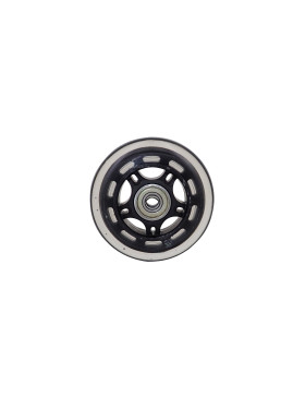 Rueda DE ROLLER DIÁMETRO 75 MM CARGA 40 KG EJE 8 MM - RODILLO NEGRO 75