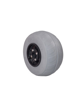 RUEDA DE PLAYA BAJA PRESIÓN DIÁMETRO 223 MM CARGA 35 KG EJE 25 MM - Rueda BALÓN 9 PULGADAS
