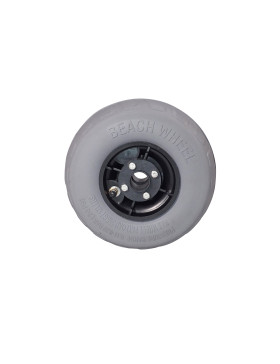 RUEDA DE PLAYA BAJA PRESIÓN DIÁMETRO 223 MM CARGA 35 KG EJE 25 MM - Rueda BALÓN 9 PULGADAS