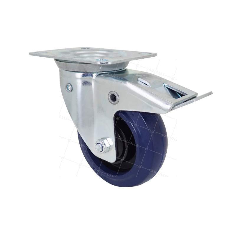 Rotante DE CARRO CON RETORNO DIRECCIONAL AUTOMÁTICO DIÁMETRO 100 MM CARGA 75 KILOS - S2NS 100 AF RB STAB