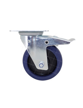 Rotante DE CARRO CON RETORNO DIRECCIONAL AUTOMÁTICO DIÁMETRO 125 MM CARGA 100 KG - S2NS 125 AF RB STAB