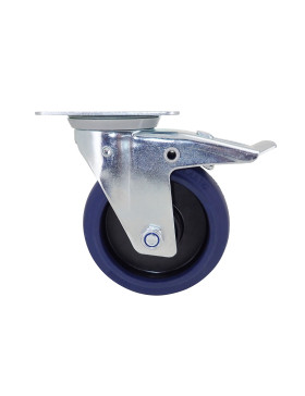 Rotante DE CARRO CON RETORNO DIRECCIONAL AUTOMÁTICO DIÁMETRO 125 MM CARGA 100 KG - S2NS 125 AF RB STAB