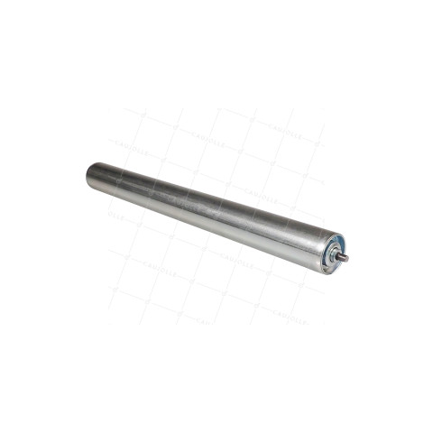 ROLLO DE MANIPULACIÓN DE ACERO DIÁMETRO 50 MM LONGITUD 500 MM CARGA 83 KG EJE 8 MM • Caujolle