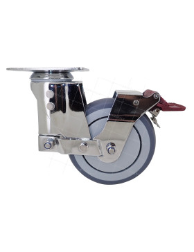 Rotante PIVOTANTE A Placa A FREIN ANTICHOC DIÁMETRO 125 MM - SUSPENSIÓN 125 AF