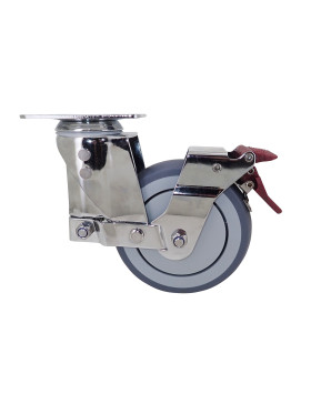 Rotante PIVOTANTE A Placa A FREIN ANTICHOC DIÁMETRO 125 MM - SUSPENSIÓN 125 AF