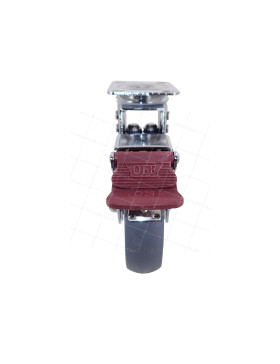 Rotante PIVOTANTE A Placa A FREIN ANTICHOC DIÁMETRO 125 MM - SUSPENSIÓN 125 AF