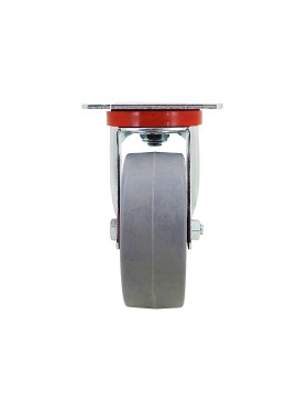 Rotante PIVOTANTE A Placa NYLON SUAVE GRIS DIÁMETRO 100 MM CARGA 120 KG - S2NS 100 GRIS A BOLAS