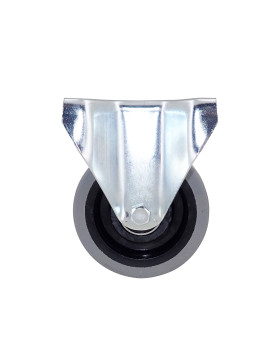 Rotante FIJA EN NYLON SUAVE NO MANCHADOR DIÁMETRO 100 MM CARGA 120 KG - S7NS 100 GRIS A BOLAS