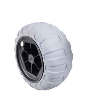 RUEDA BALÓN DE BAJA PRESIÓN PARA PLAYA DIÁMETRO 420 MM CARGA 80 KILOS EJE 25 MM - Rueda BALÓN 16 PULGADAS