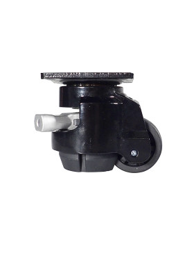 RUEDA TRANSFORMABLE EN PIE FIJO PARA USO REGULAR DIÁMETRO 50 MM CARGA 250 KG - ESTABILIZADOR 50 TRINQUETE