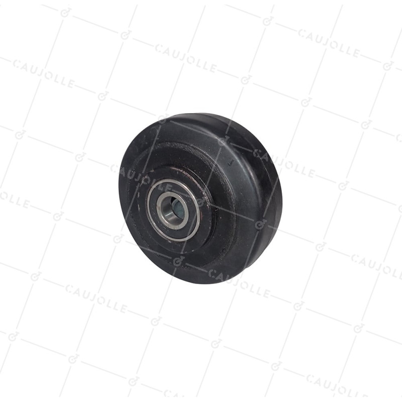 Rueda DE HIERRO Bandaje FLEXIBLE CLÁSICO DIÁMETRO 125 MM EJE 20MM - S2750F125/50 ESTÁNDAR