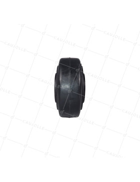 Rueda DE HIERRO Bandaje FLEXIBLE CLÁSICO DIÁMETRO 125 MM EJE 20MM - S2750F125/50 ESTÁNDAR