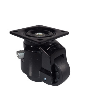 RUEDA GIRATORIA QUICK BLOCK DIÁMETRO 62 MM CARGA 500 KG - ESTABILIZADOR 62 TRINQUETE