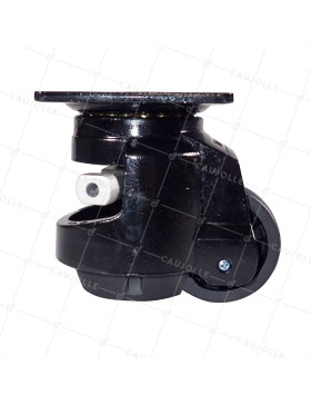 RUEDA GIRATORIA QUICK BLOCK DIÁMETRO 62 MM CARGA 500 KG - ESTABILIZADOR 62 TRINQUETE