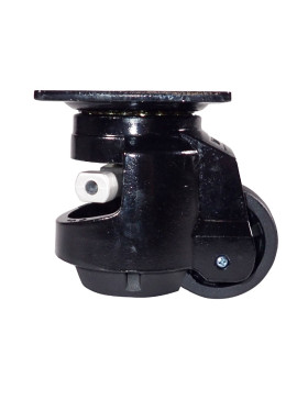 RUEDA GIRATORIA QUICK BLOCK DIÁMETRO 62 MM CARGA 500 KG - ESTABILIZADOR 62 TRINQUETE