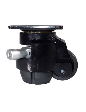 RUEDA GIRATORIA QUICK BLOCK DIÁMETRO 62 MM CARGA 500 KG - ESTABILIZADOR 62 TRINQUETE