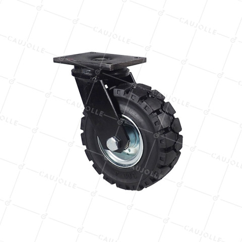 Rotante TODO TERRAIN PARA OBSTÁCULO DIÁMETRO 250 MM CARGA 450 KG - SERIE TITAN PIV 250 • Caujolle