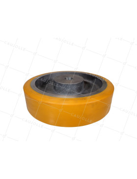 Rueda A CLAVETER EN POLIURETANO DIÁMETRO 200/50 MM CARGA 950KG - SFPU 200/50 A CLAVETER A20