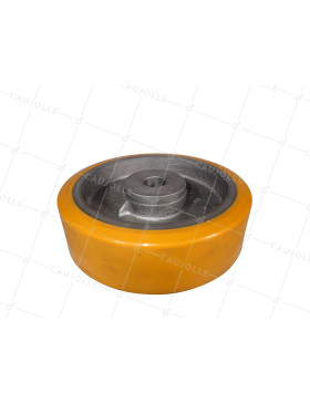 Rueda A CLAVETER EN POLIURETANO DIÁMETRO 200/60 MM CARGA 1000KG - SFPU 200/60 A CLAVETER A25