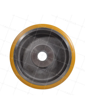 Rueda A CLAVETER EN POLIURETANO DIÁMETRO 300/80 MM CARGA 2000KG - SFPU 300/80 A CLAVETER A50