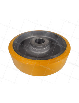 Rueda A CLAVETER EN POLIURETANO DIÁMETRO 300/80 MM CARGA 2000KG - SFPU 300/80 A CLAVETER A50