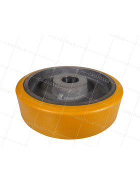 Rueda A CLAVETER EN POLIURETANO DIÁMETRO 300/80 MM CARGA 2000KG - SFPU 300/80 A CLAVETER A50