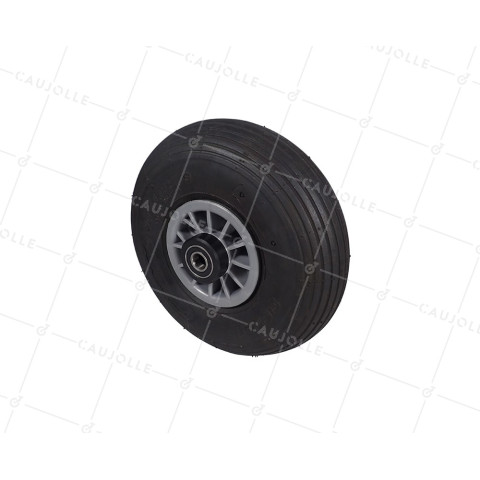 Rueda DE Carretilla de mano INFLADA DIÁMETRO 260 MM CARGA 150KG Cojinete A BOLAS 16MM - S2700P 260/85 4PR LÍNEA R BOLAS 16 • Caujolle