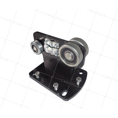MONTURA DE PORTAL MOTORIZADO EN VOLADIZO MANTION® 9972PAF PARA ABERTURAS DE MÁS DE 9 METROS • Caujolle