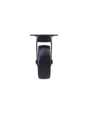 Rotante DISEÑO NEGRO Rueda NYLON DIÁMETRO 75 MM CARGA 45KG - BLACKNYLON 75P