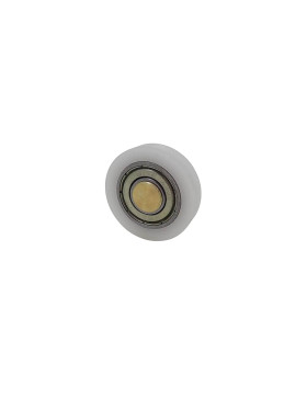 Rueda MECHA CON EJE DE BRONCE A RIVETEAR DIÁMETRO 30 MM CARGA 25 KG EJE 7 MM